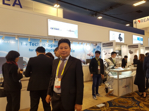 CES 2017 참가 당시 카네비컴 정종택 대표이사